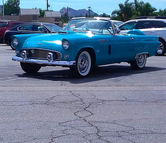 Blue T Bird: Number 52 in the Street Shot series by Robert Koss